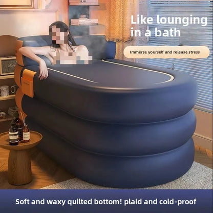 Bath Bucket Folding Adult Bathtub Bath Bucket Full Body Bath Bucket Inflatable Bathtub Household