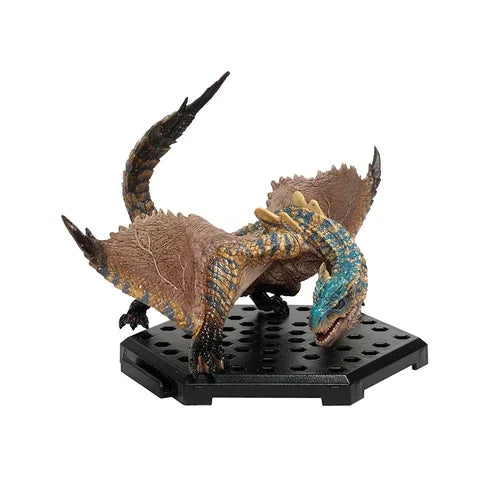 Japanese Genuine Scale Model Monster Hunter Rise of Dawn Series Plusvol14 Velkhana Tigrex Action Figure Toys