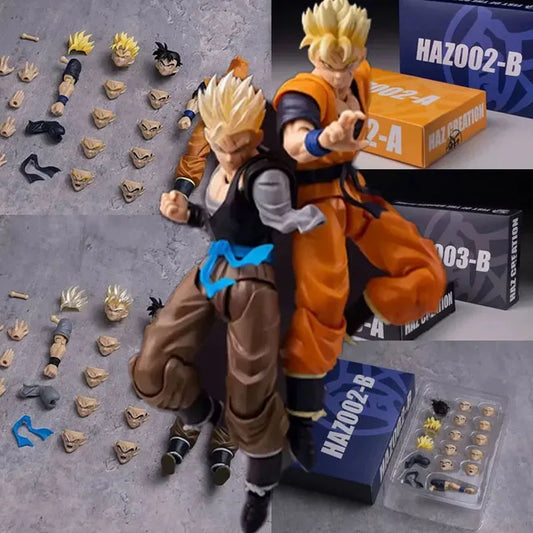 In Stock HA TOYS Son Gohan One-armed HAZ002 & HAZ003 Figure Missing Arm Gohan Eagle Hero anime action Figures Toy