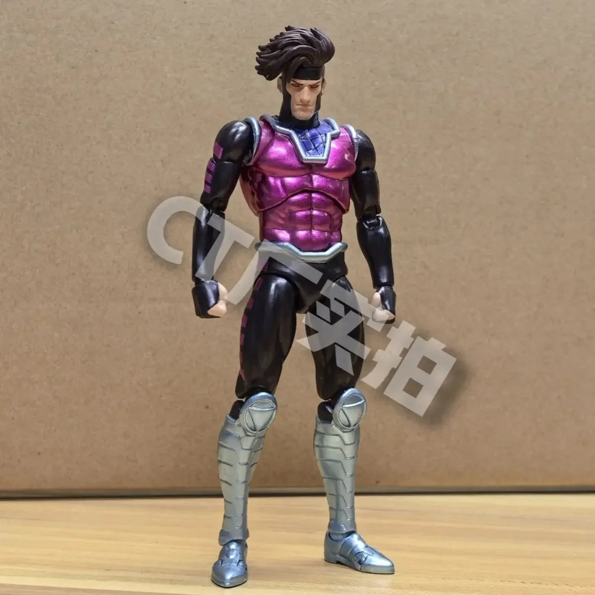 In Stock CT Toys Mafex 131 Gambit Action Figure SHF X-Men Anime Figure Movable Model Figurine Kids Toy Customized Gifts
