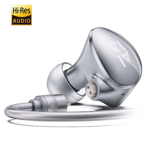 WHIZZER Kylin HE03AL Plus Knowles TWFK-30017 Hybrid IEMs 1DD+2BA HiFi Earphones 5N OFC Cable Magnesium Alloy Wired Headphones