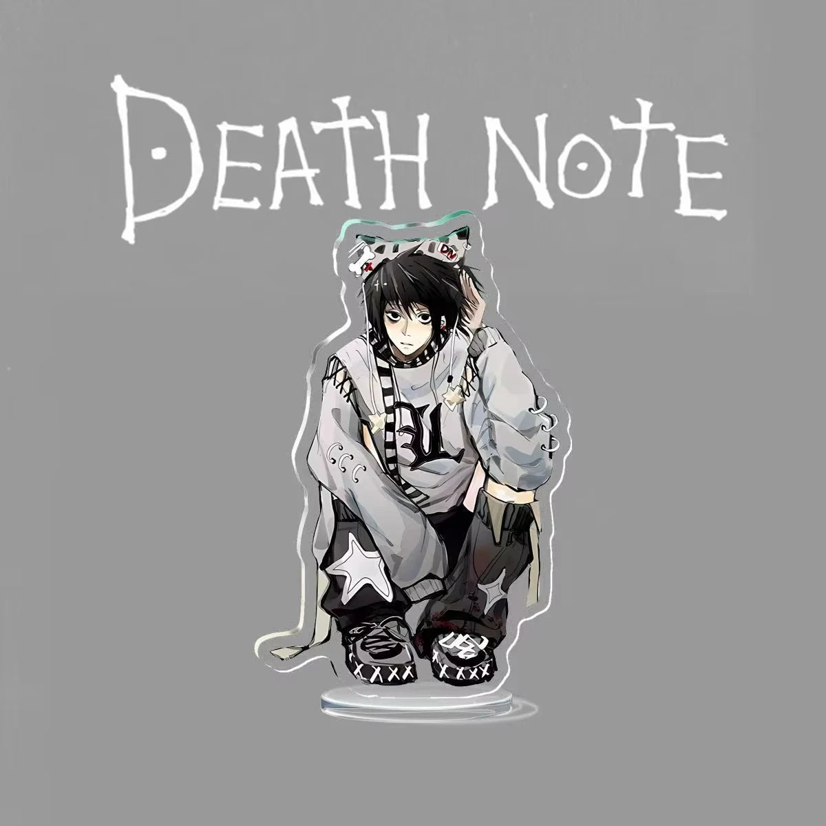 Stylish Death Note Desktop Ornaments Stand Card Acrylic Exquisite Cartoons Yagami Light Student Decorate Collect Figure Gifts