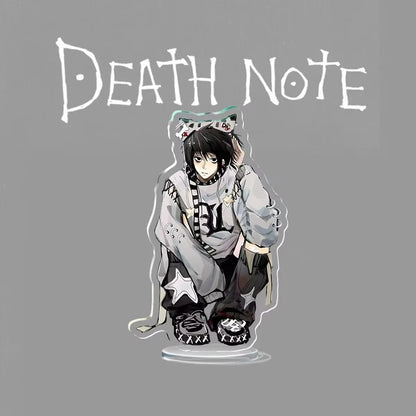 Stylish Death Note Desktop Ornaments Stand Card Acrylic Exquisite Cartoons Yagami Light Student Decorate Collect Figure Gifts