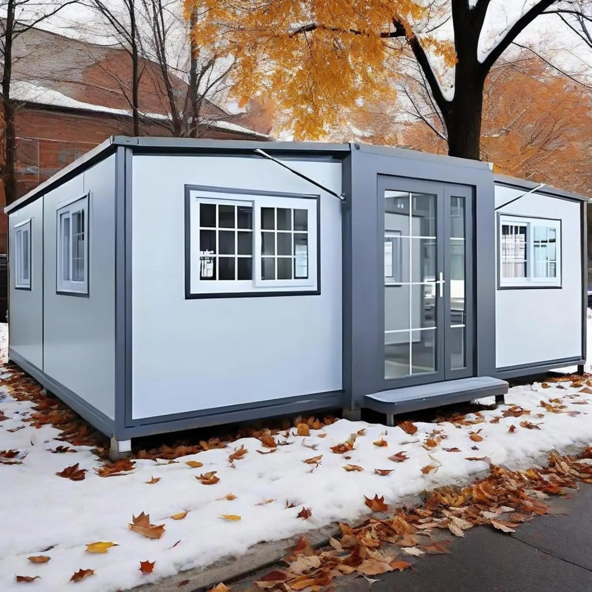 YG Customized Capsule Home Apple Cabin Capsule House 20/30/40FT Expandable Container House Tiny House Prefabricated Home