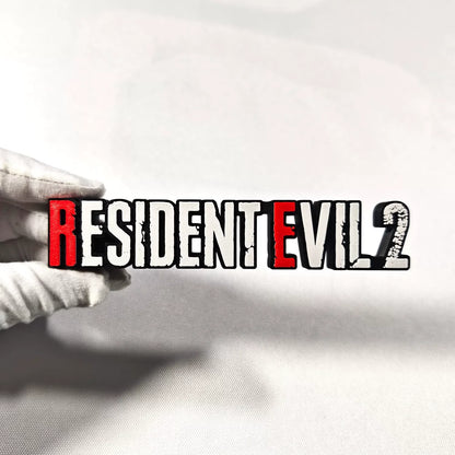 Resident Evil Magnetic Logo Stand Fridge Sticker 3d Desktop Ornament Umbrella Corporation Game Display Decor For Adult Game Fans