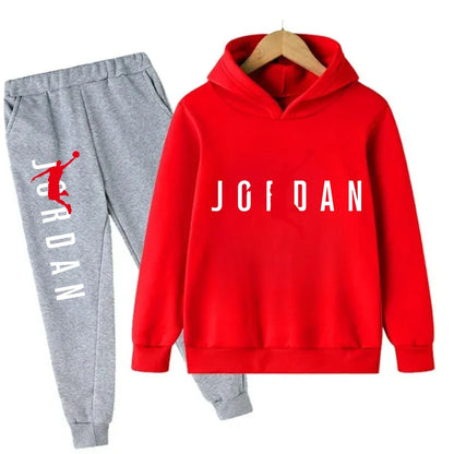 Autumn Warm Slam Dunk Master Pattern Printed Children Set Hoodie+Pant Suit 2pcs Set Kids Boy Girl Fashion Clothing Tracksuits
