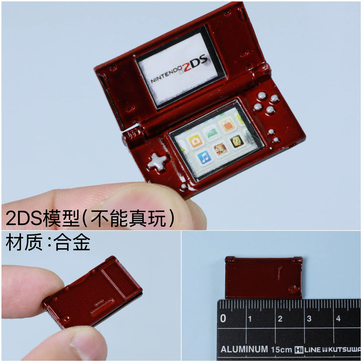 Mini Game Console Model Simulation Gameboy Dollhouse Decor Scene Shooting Prop Miniature Toy