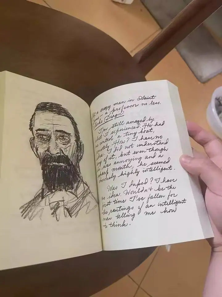 Arthur Morgan Diary English Original Handmade With Leather
