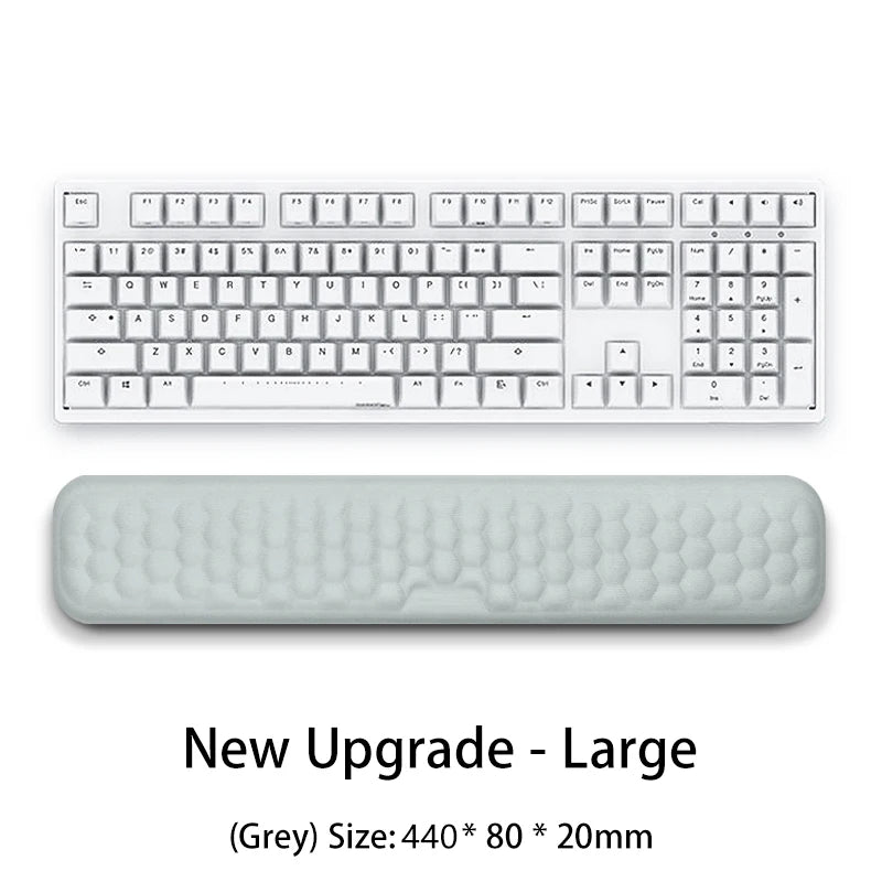 Keyboard Pad Set Memory Foam for Office Computer Laptop Easy Typing Pain Relief Keyboard Wrist Rest Mouse Pad Computer Mouse Pad