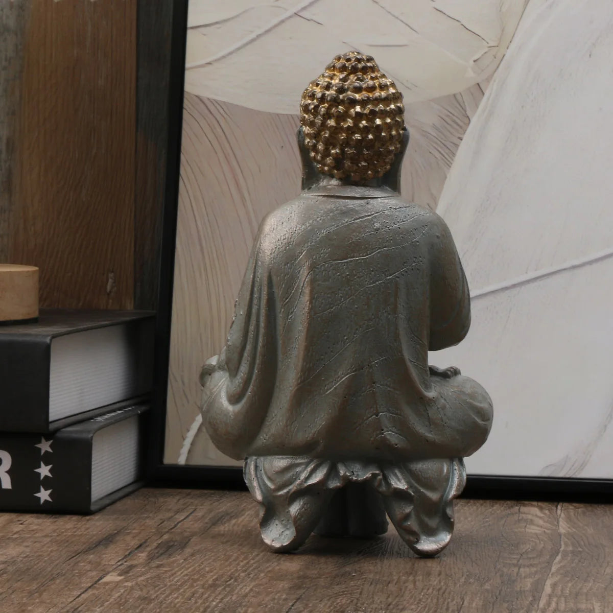 1 pcs Elegant Thai Buddha Statues & Sculptures - Enhance Home Decor with Peaceful Southeast Asian Resin Crafts; Ideal for Gifts
