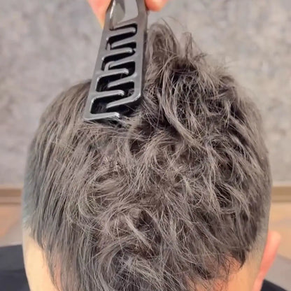Men Styling Comb Plastic Material Portable for Daily Commute Business Travel Office Use Easy Storage