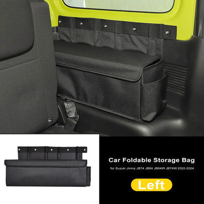 Car Foldable Storage Bag Rear Trunk Side Organizer Box for Suzuki Jimny JB74 JB64 JB64W JB74W 2020-2024 Car Accessories