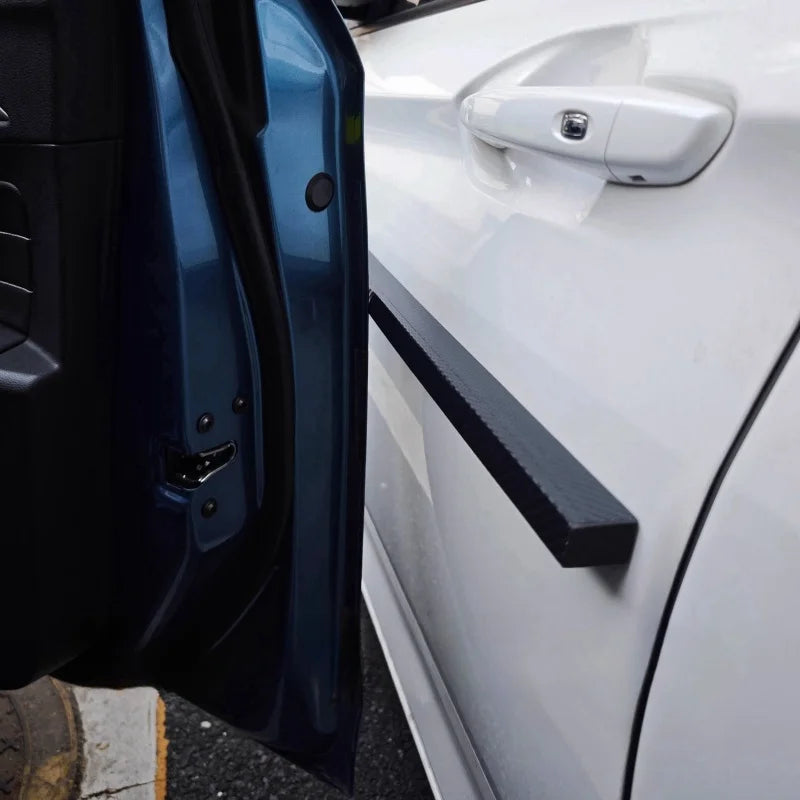 50CMx2CMx3CM Magnetic Car Door Anti Collision Protection Strip Carbon Fiber Car Sticker Decoration Body Anti-scratch Protector