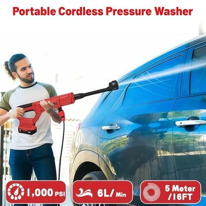 High pressure washer portable pressure washer pressure washer gun for Milwaukee m18 battery garden car wash sprayer High