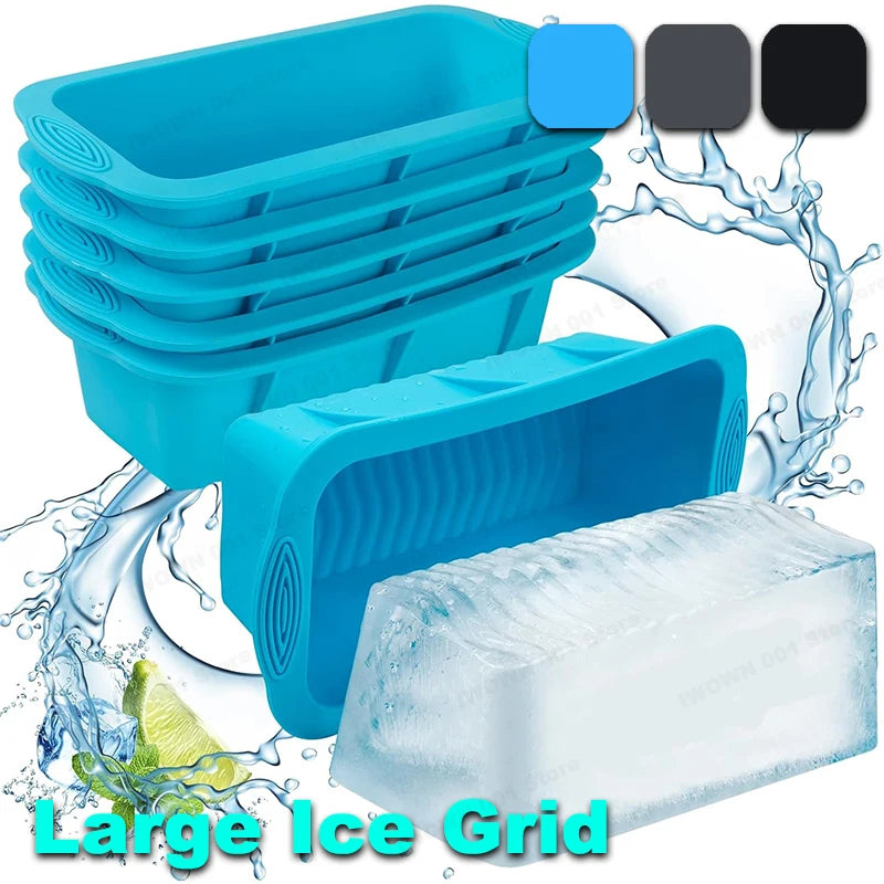 Extra Large Ice Block Mold Large Ice Molds for Water Chiller Cold Plunge,Ice Cube Molds Ice Cube Tray Silicone Molds