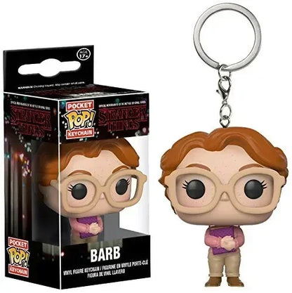 Hot Funko Pop WILL BYERS MIKE WHEELER ELEVEN Demogorgon DUSTIN Barb Keychain Figure Collectible Model Dolls Christmas Gift Toys