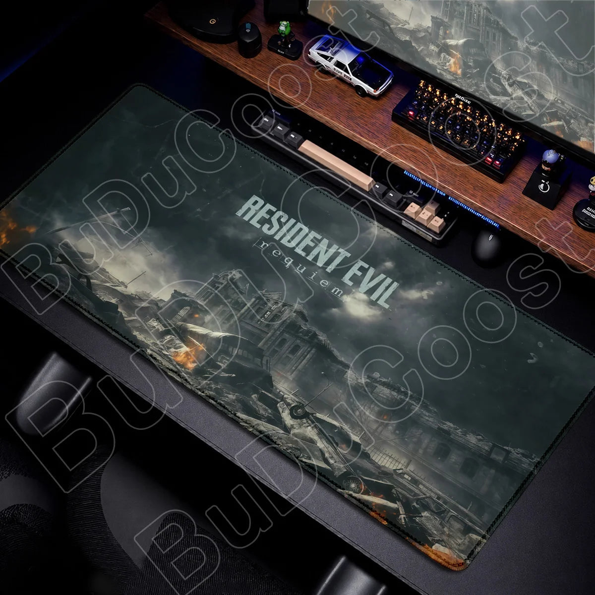Laptop Tabletop Carpet PC Rubber Accessories Large Stitch Edge Office Mouse Pads Resident Evil Requiem E-sport Game Cabinet Mats