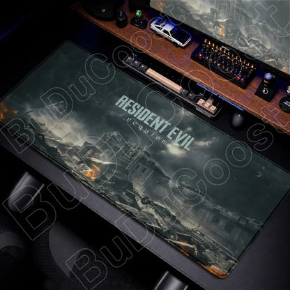 Laptop Tabletop Carpet PC Rubber Accessories Large Stitch Edge Office Mouse Pads Resident Evil Requiem E-sport Game Cabinet Mats