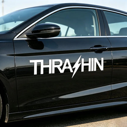 BLKUOPAR Thrashin Supply OG Logo Car Stickers Waterproof Holographic Occlusion Scratch Laser Decal Car Windshield Decoration
