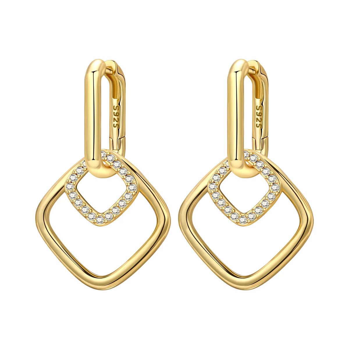 Original 925 Sterling Silver Planet Starlight Earrings Fashion 18K Gold Hoop Earring for Women Piercing Jewelry Aretes Gifts