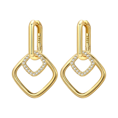 Original 925 Sterling Silver Planet Starlight Earrings Fashion 18K Gold Hoop Earring for Women Piercing Jewelry Aretes Gifts