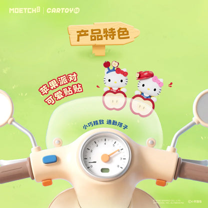 Cartoon Hello Kitty Apple Party Series Paste Cute And Interesting Beans Blind Box Computer Decoration Toys Mystery Box Fun Gifts