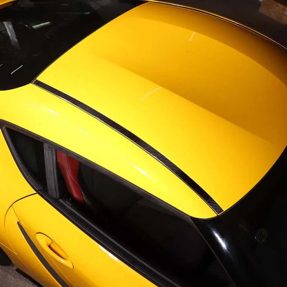 For Toyota Supra MK5 A90 2019-2025 Soft Carbon Fiber Car Roof Door Edge Trim Molding Strip Sticker Car Accessories