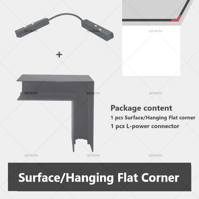 Magnetic Track LED Light Fixtures Flexible Ceiling Spotlight Rail Strip Magnet System For Indoor Modern Home Living Room Kitchen
