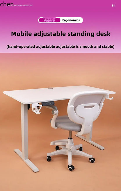 Hxl smart electric height adjustable desk - home computer desk, adjustable standing desk, workstation