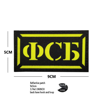 PVC Rubber Patch USEC Team Badge BEAR Magic Armband IR Reflective Tactical Morale Backpack Hook and Loop Patches for Clothing
