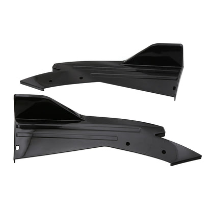 Car Rear Bumper Lip Splitter Universal Cars Side Fins Body Lip Spoiler Chin Skirt Protector Automobile Tuning Accessories