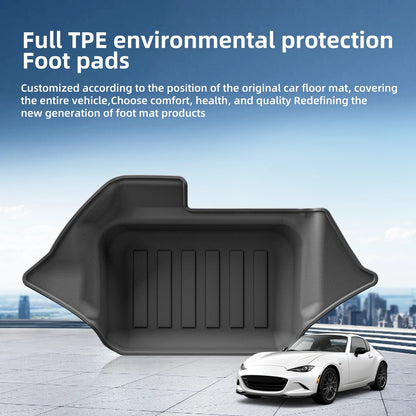 LUCKEASY for Mazda MX-5 Miata MX5 Mazda Roadster 2016-2024 Car Trunk Mat Protective Mat Car Interior Accessories Cargo Liner Pad