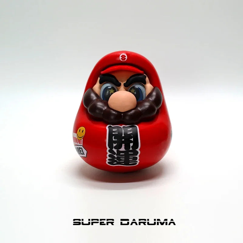 Super Mario, Non Tumbler, Mario, Super Damo, Egg Blind Box, Get Rich, Love, and Luck, Car Desktop Decoration