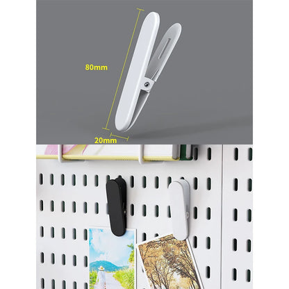 Nordic-Style Display Shelf Background Wall Storage Board: Simple Drilled Room Creative Wall Storage Pegboard Wall Combination