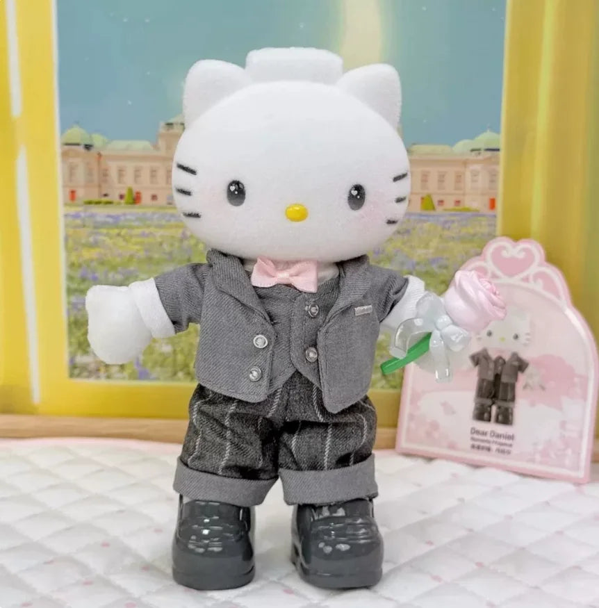 Hello Kitty  Romantic Wedding Series Blind Box Figurine Trendy Toys Century Wedding Series Anime Figures Mystery Box Dolls Gift