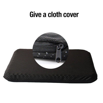 Soft and Elastic Silicone Multi-Purpose Car Seat Cushions, Detachable Covers with Durable Zippers, Anti-Slip and Decorative for