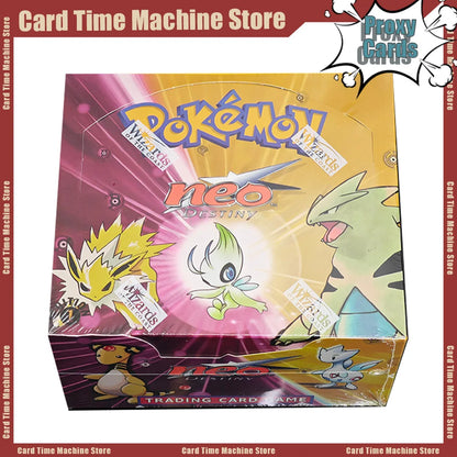 Pokemon Neo Destiny 1st Edition Booster Box PTCG Cards Proxy Cards Board Game Collection Anime Booster Pack PKM Cards Toy Gifts