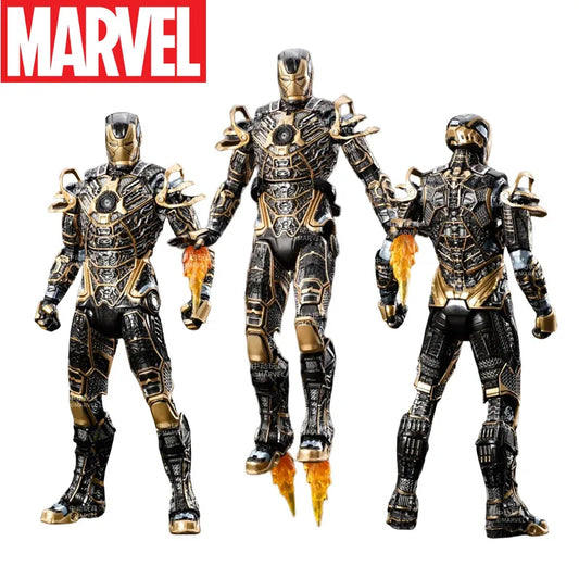 Original ZD Marvel Toys Iron Man 3 MARK41 Bones Action Figure Tony Stark MK41 Armor Model Boy's birthday gift