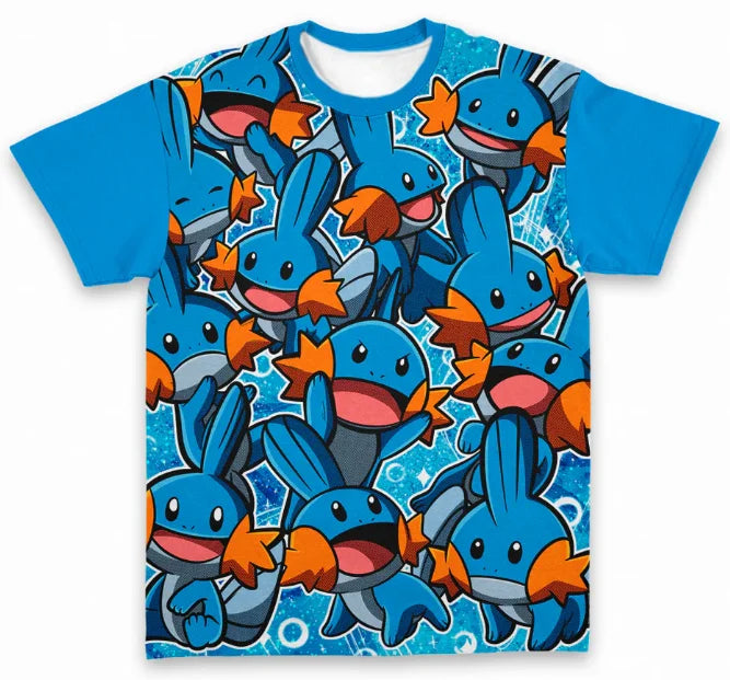 Pokemon Print T-Shirt Men Women Oversized Short Sleeve Streetwear Harajuku Casual Top Tees