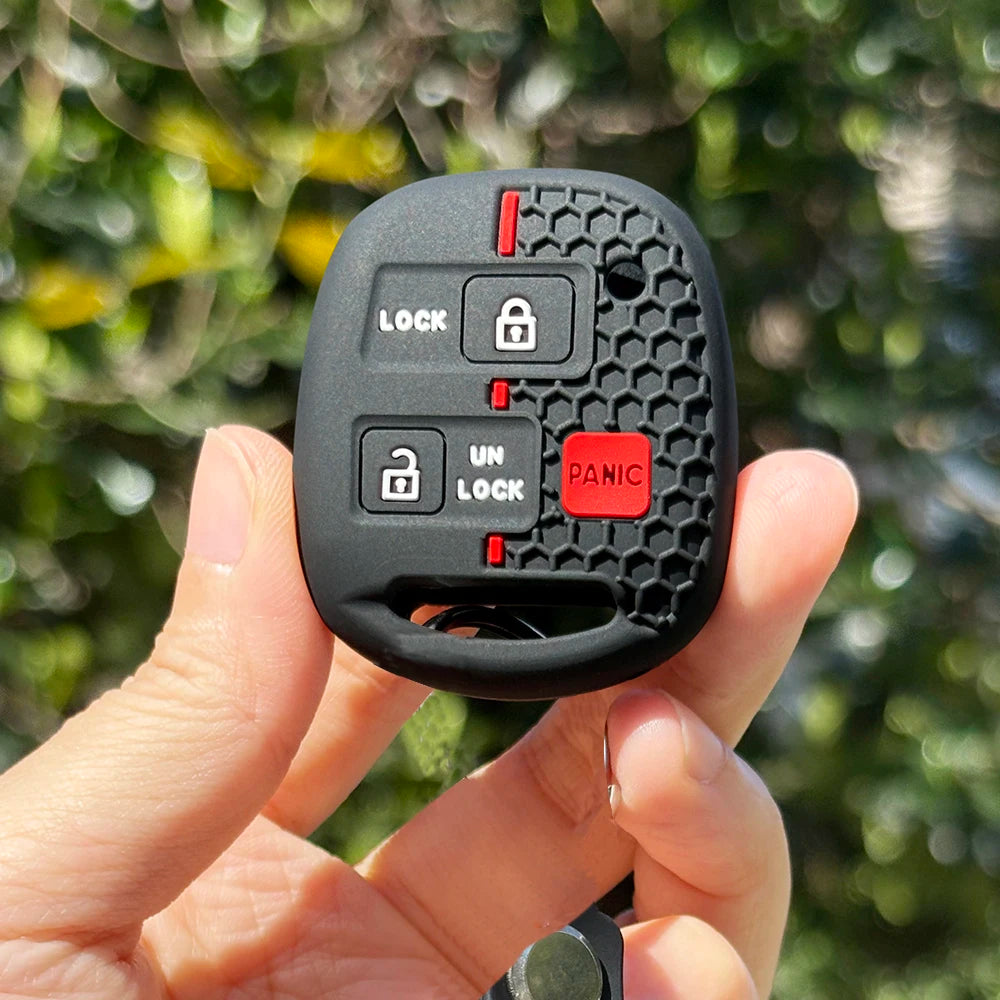 Keychain Fob Case For Toyota Avensis T25 Yaris Previa Camry 30 Corolla 9 Land Cruiser For Lexus RX300 Is200 Tlc100 Cover Caps