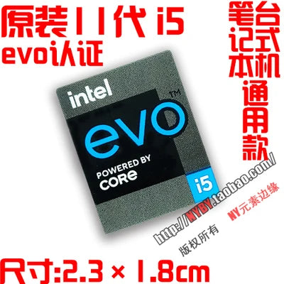 Original Core i5 1 2 3 4 5 6 7 8 9 10th Generation Laptop Desktop Label CPU Sticker
