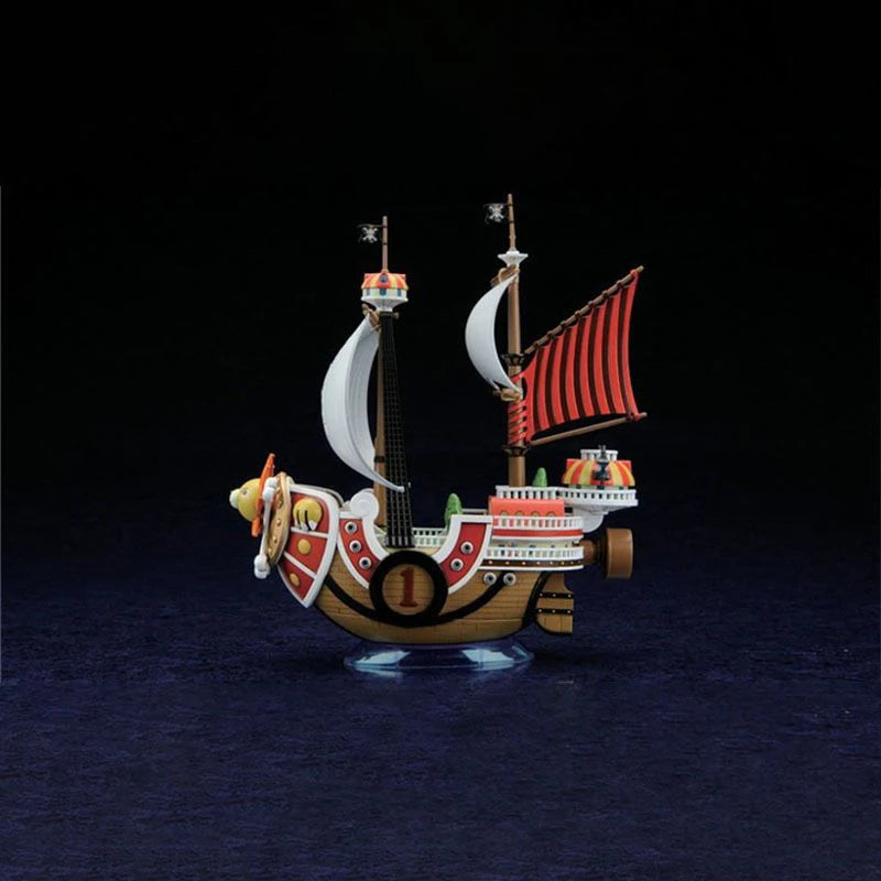 One Piece Thousand Sunny Ship Assembly Model Anime Pirate Ship Collectible Building Decoration Figure Cartoon Toys Gift for Fans