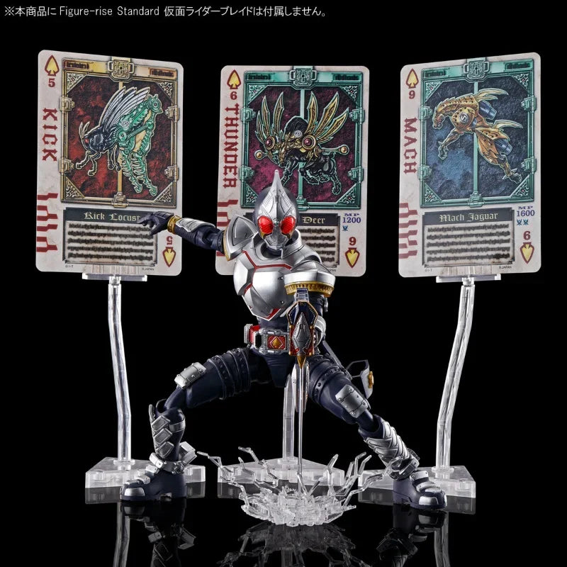 Bandai Original Kamen Rider Anime Figure-rise Blade Transfiguration Special Effect Action Figure Toys Model Gifts for Children