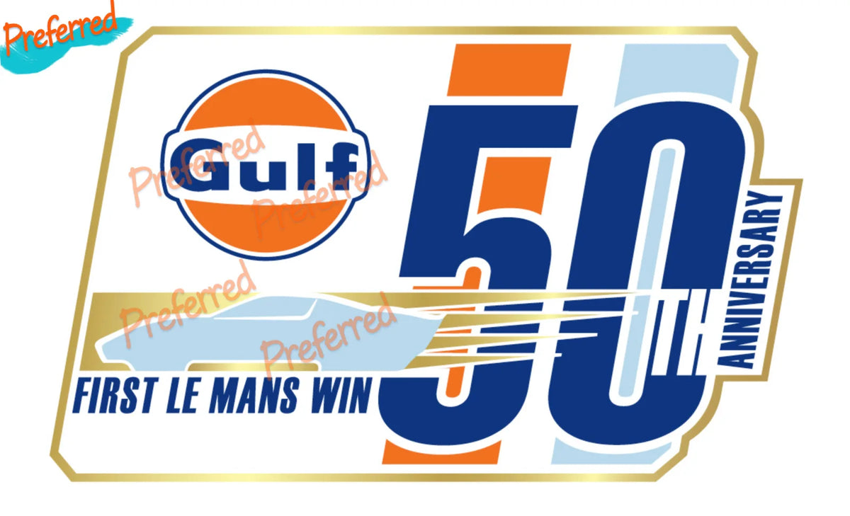 Gulf Gas Engine Oil Gulf with Flag Vinyl Decal Sticker Waterproof Tonkin Gulf Yacht Club Sticker Decal Racing Pinup Art