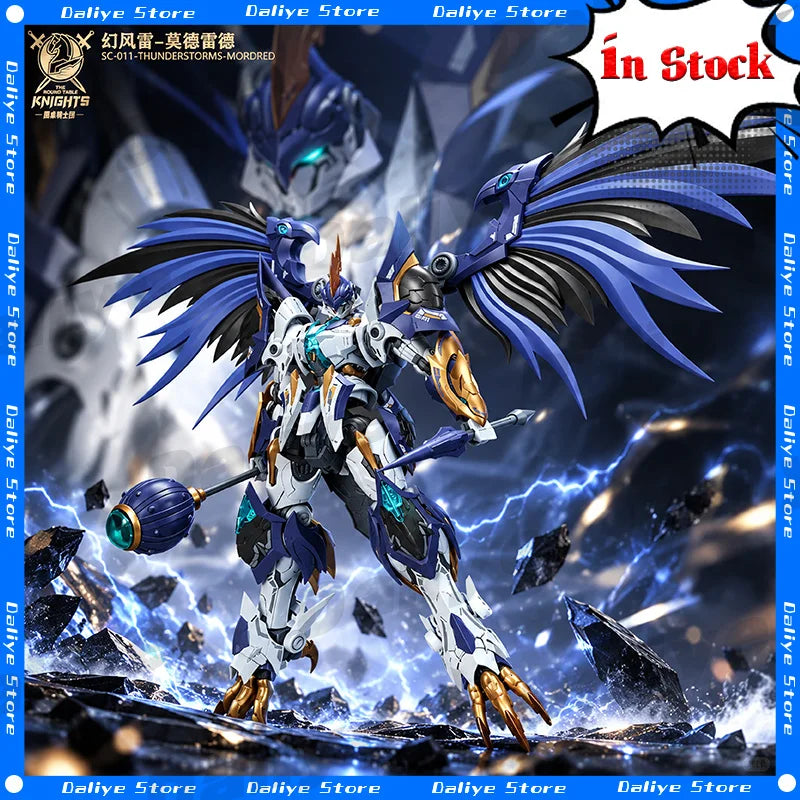 In Stock Thunderstorms Mordred The Round Table Knights SNAA SC-011 1/144 Plastic Assembly Model Kit Robot Figures Gifts