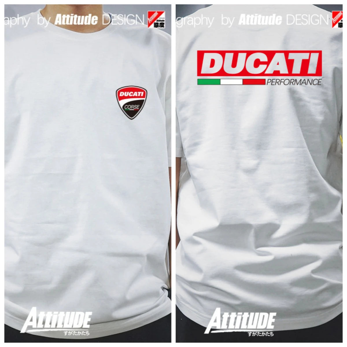 2026 Summer Fashion Attitude. Suitable for Ducati MOTO GP Team Racing Motorcycles, Motorcycle Riders' Short-sleeved T-shirts.