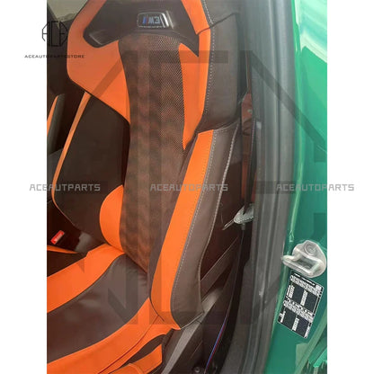 M Carbon Bucket Seat Side Waist Bolster Genuine Leather Protector Case for G87 M2 G80 G81 M3 G82 G83 M4 F90 M5 M8