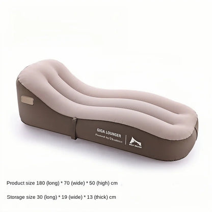 One Click Automatic Inflatable Lounge Chair, Lightweight Inflatable Sofa for Travel - USB Rechargeable, Outdoor Camping Sofa Bed