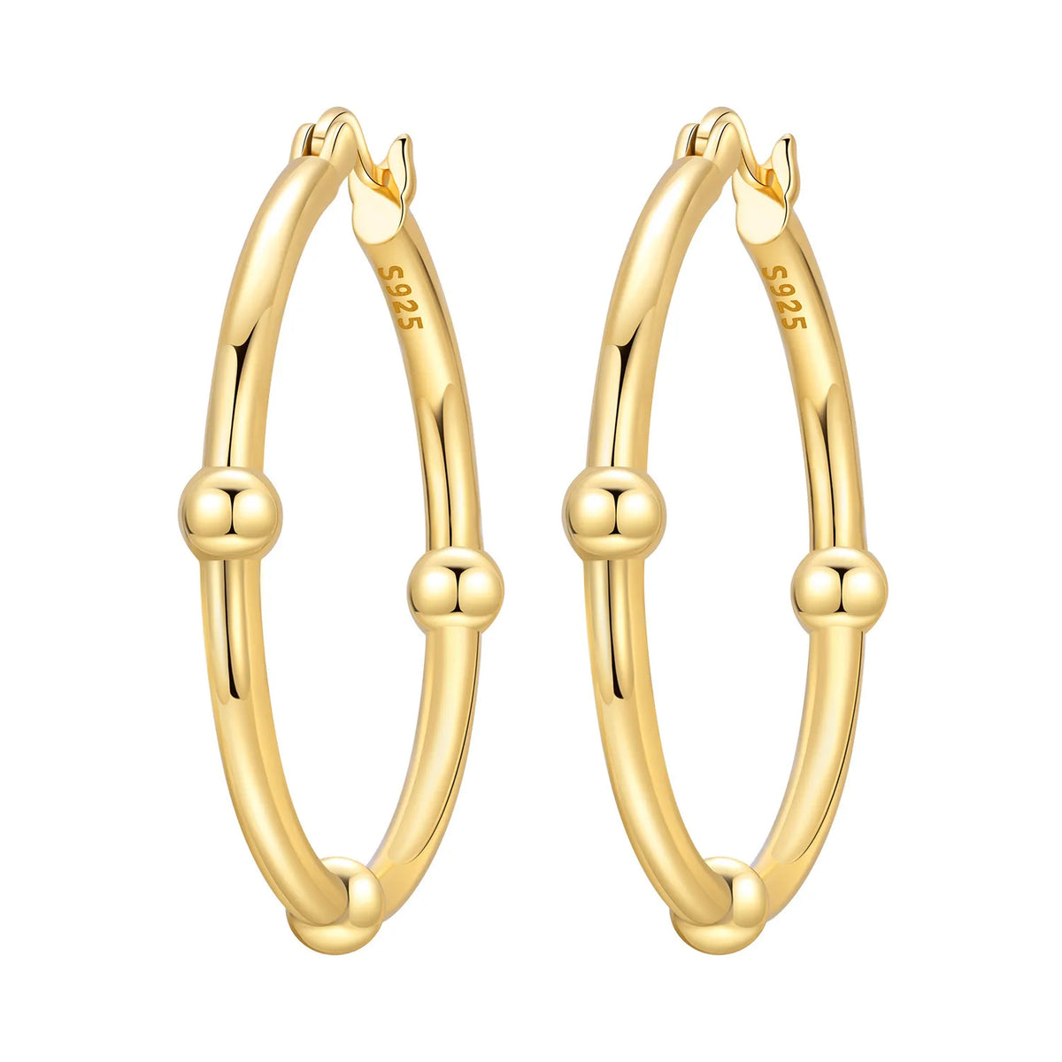 Original 925 Sterling Silver Planet Starlight Earrings Fashion 18K Gold Hoop Earring for Women Piercing Jewelry Aretes Gifts
