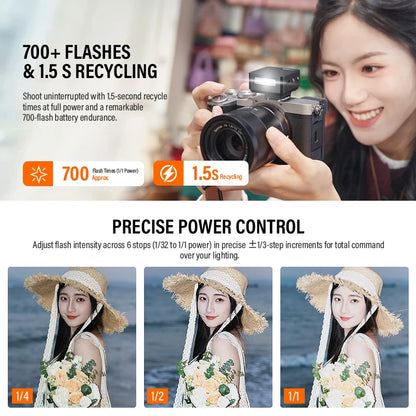 Godox iT20 iT22 C/N/S/F/O Touchscreen Pocket Flash TTL 2.4G Wireless on Camera Flash for Canon Sony Nikon Olympus Fujifilm